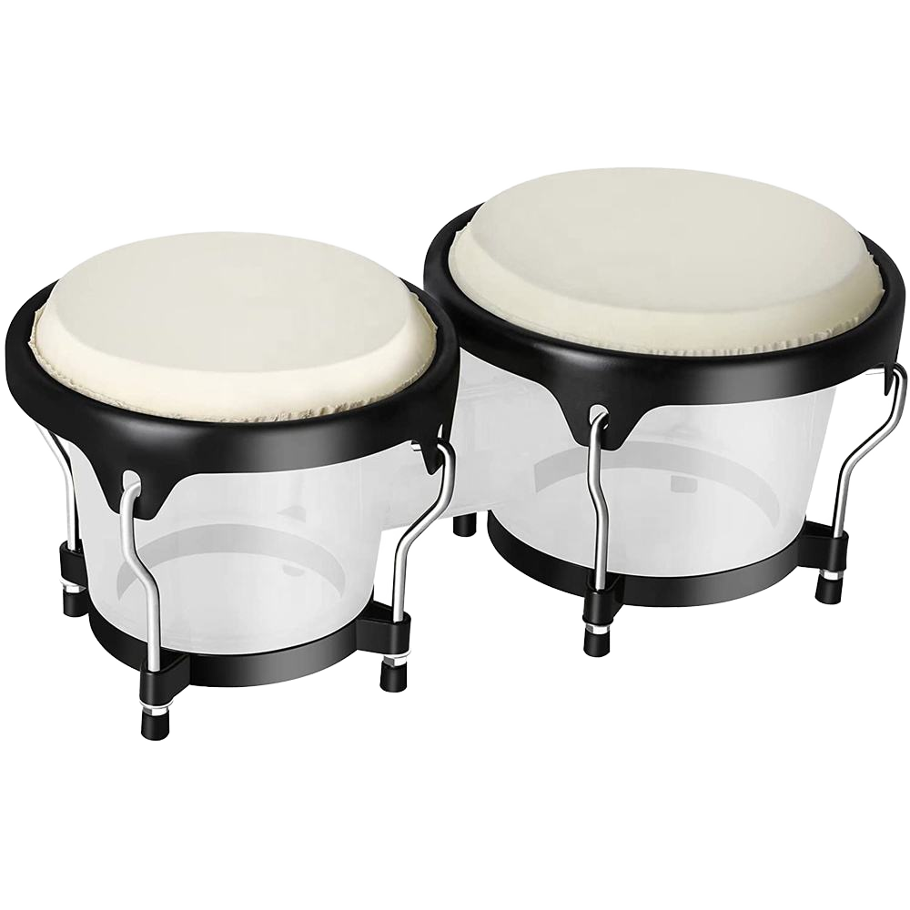 Bongo Drum Set - 4+5 6+7 İnç ABS Gövdeli Bongo