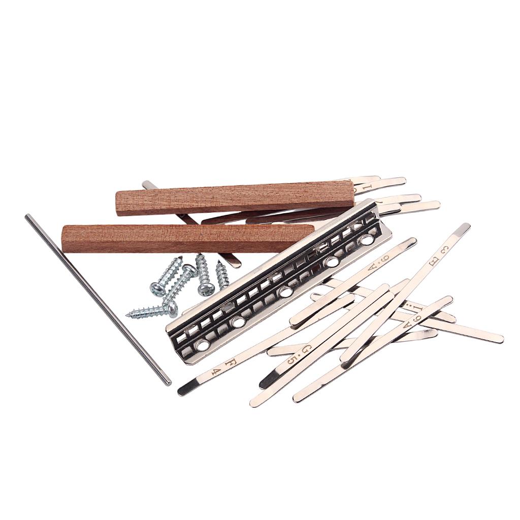 Musical Instrument Piano - Kalimba 17 Tuşlu DIY Parça Kiti