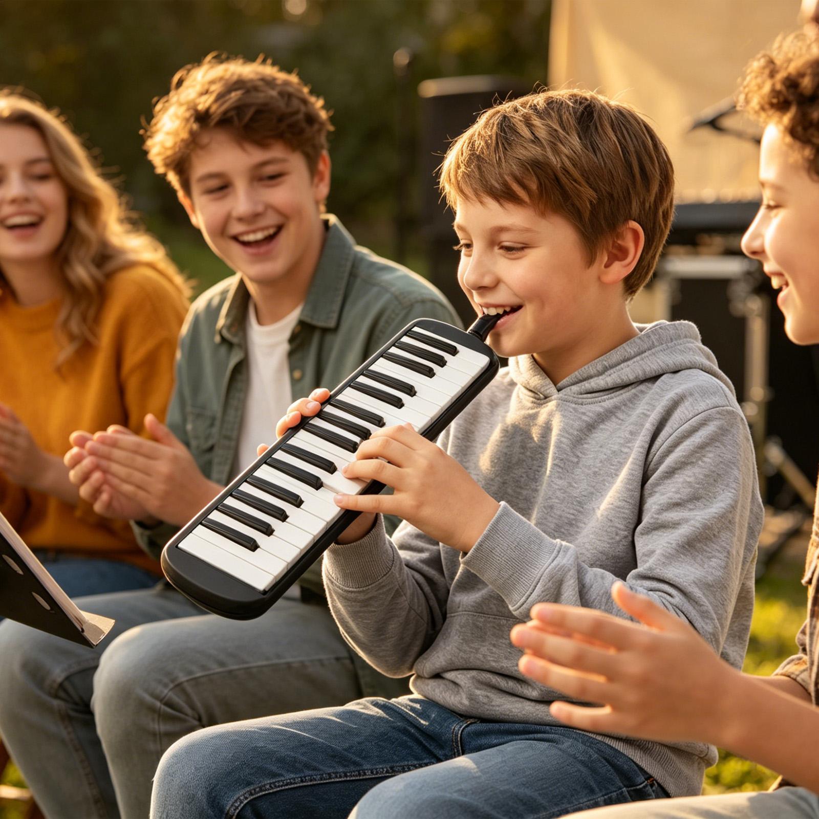 Musical Instrument Long - Melodica Enstrüman 32 Tuşlu Taşınabilir Perküsyon