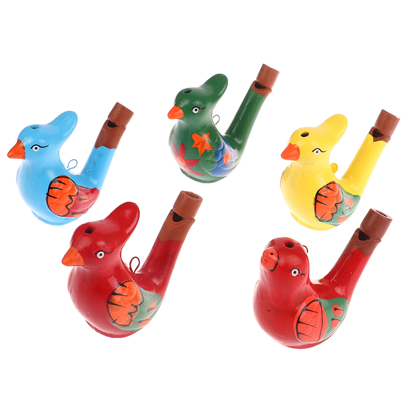 Musical Instrument In Drawing - Renkli Çizim Su Kuş Düdük Çocuk