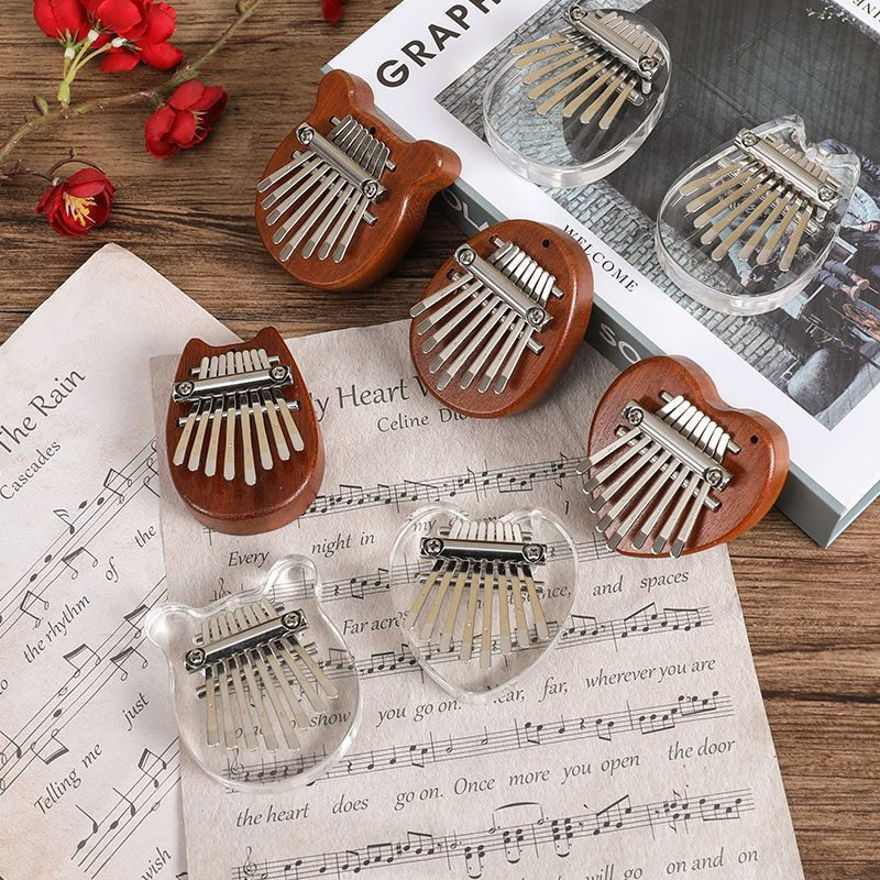 Musical Instrument Piano - 5*7cm 8Key Kalimba başparmak piyano çocuklar