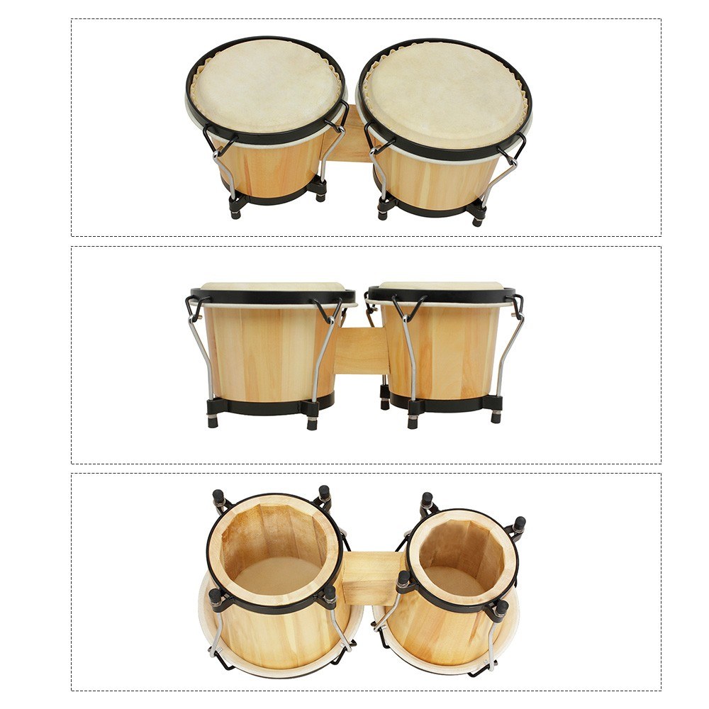 Ahşap Bongo Davul Seti 5.5 İnç - Bongo Drum Set incelemesi ve fiyatı
