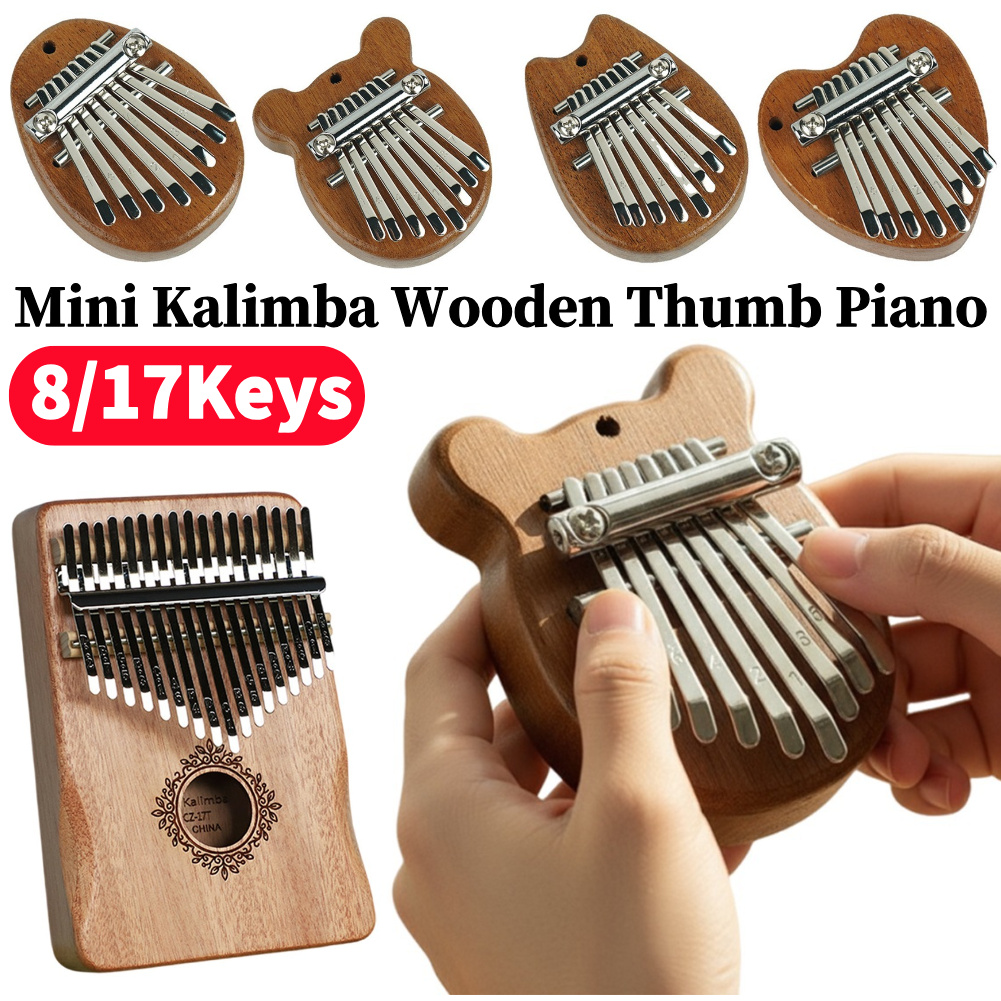 8/17 Tuşlu Mini Ahşap Kalimba  - Musical Instrument Piano incelemesi ve fiyatı