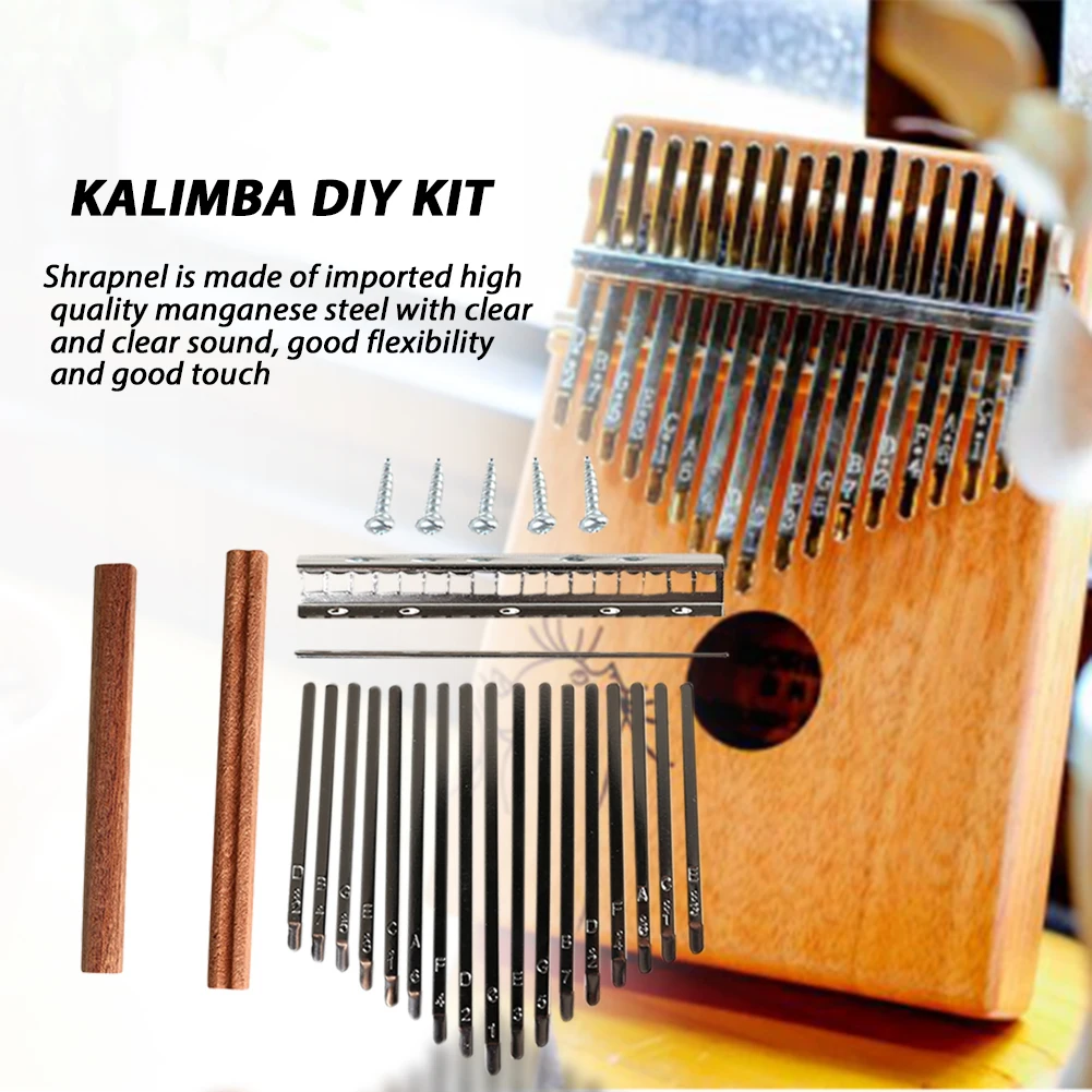 DIY 17 Ton Kalimba Tuşları Diş - Musical Instrument Piano incelemesi ve fiyatı