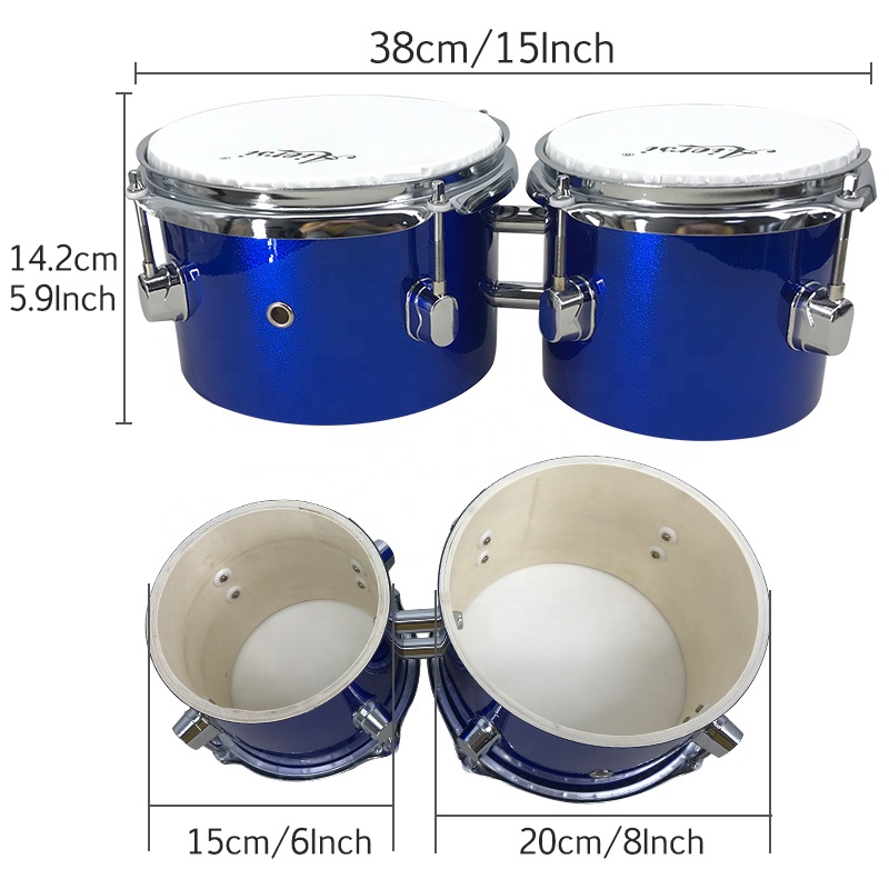 Mavi Renkli Özel Marka 6/8 İnç - Bongo Drum Set incelemesi ve fiyatı