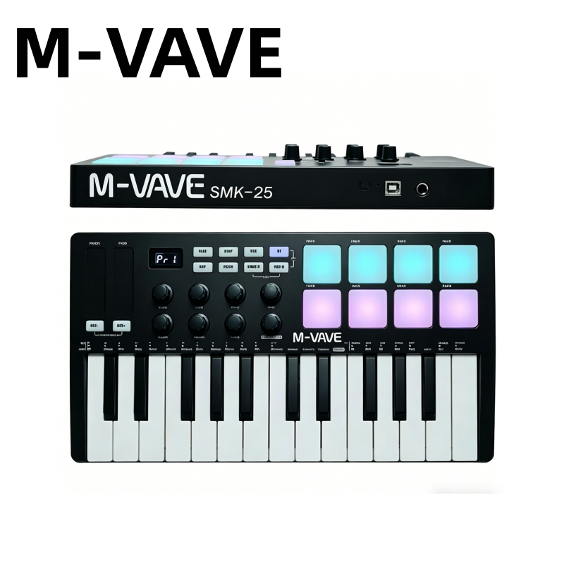 M-VAVE SMK-25 Siyah Taşınabili - Musical Instrument Piano incelemesi ve fiyatı