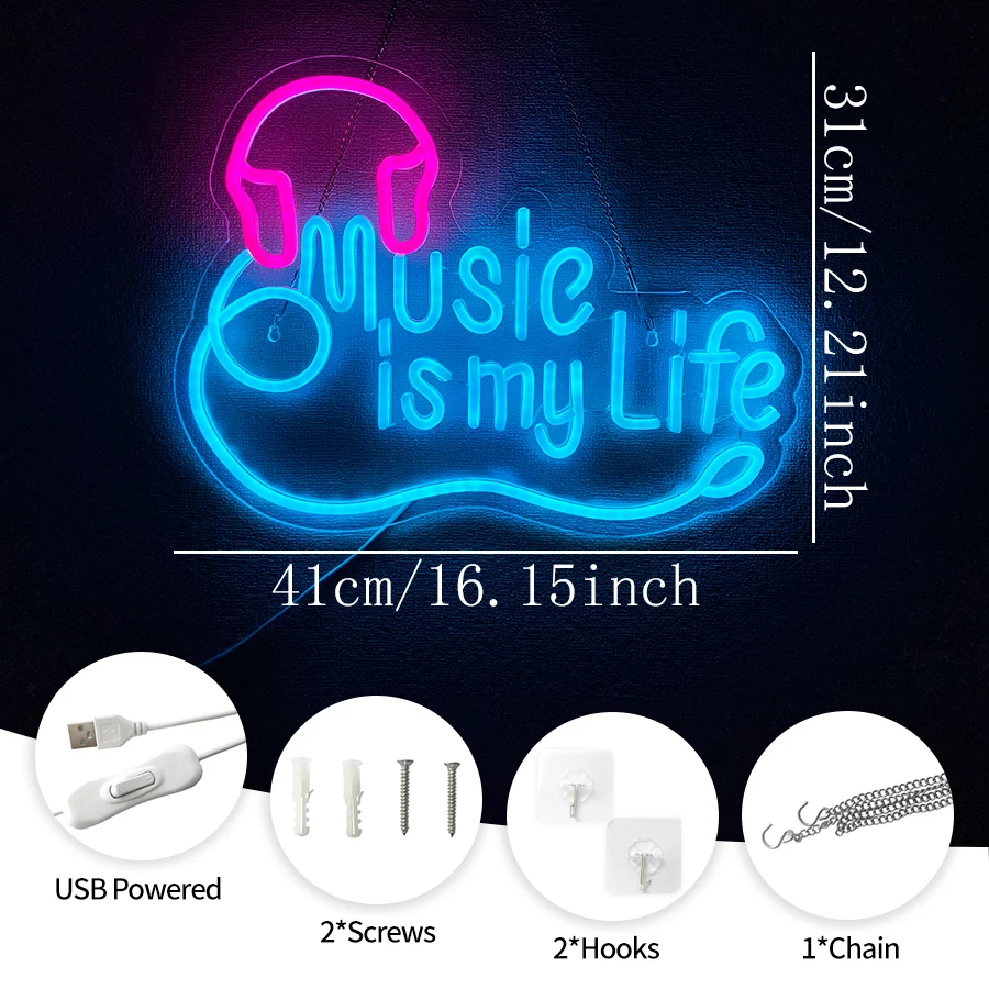Yatak Odası, Stüdyo, Müzik Par - Musical Instrument Sign incelemesi ve fiyatı